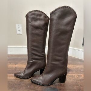 SCHUTZ Brown Knee-High Boots